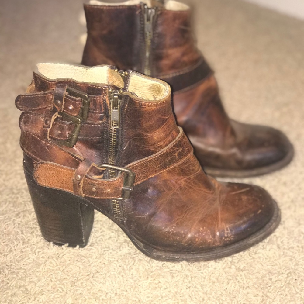 Freebird by Steven Bolo leather booties